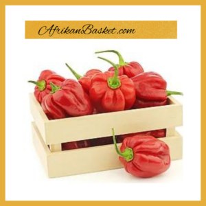 African Fresh Pepper - 180g, Red Fresh Hot Pepper For Cooking