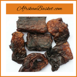 African Dried Fish 90g, Black Color Smoked / Dried Nigerian Titus Fish