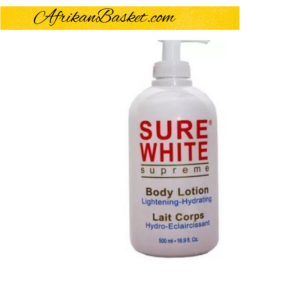 Sure White Supreme Moisturizing and Lightening Body Lotion - 500ml