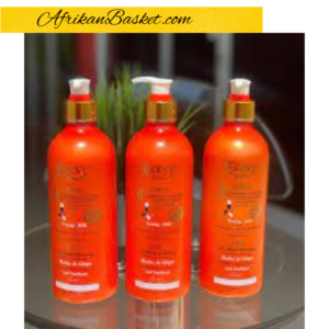 Easy Glow Super Toning Milk Lotion - 500ml, 3x Skin Glowing Egyptian Argan & Carrot Oil - Orange Bottle