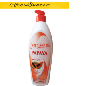Jergens Papaya Whitening Skin Lotion - 621ml, All Skin Types