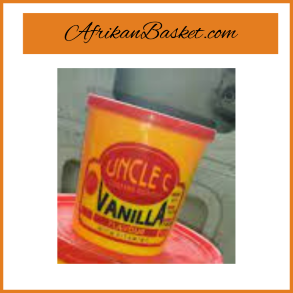 Uncle C Vanilla Flavour Custard Powder - 500g Plastic Cup
