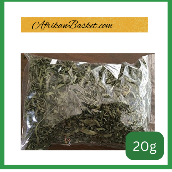 African Dried Uziza Leaf 20g - Ethnic Food West African Cooking Leaves