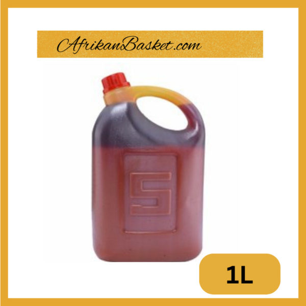 African Palm Oil 1 Ltr - Pure Undiluted Nigerian Red Oil
