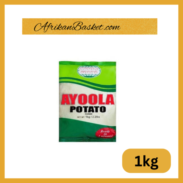Ayoola Potato Flour 1Kg - Pure Nigerian Potato Flakes Flour