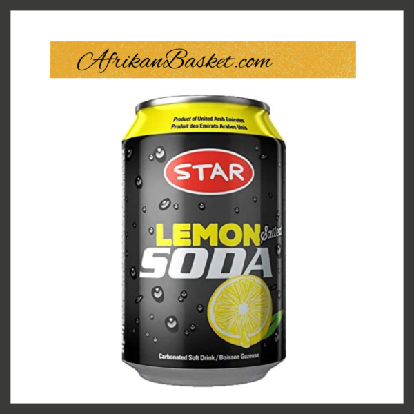 Star Lemon Soda Carbonated Can Drink