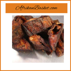 African Dried Asa Fish X2 200g, Black Color Smoked West African Fish