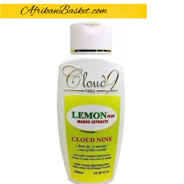Cloud 9 Lemon Plus Lotion - Lemon Plus Mango Extracts - 500ml