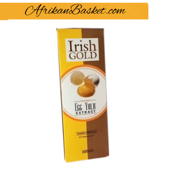 Irish Gold Egg York Extract Body Lotion Toning Formula - 300ml