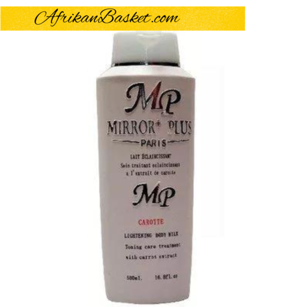 Mp Mirror Plus Paris Carrot Lightening Body Milk 500ml - Toning Care Treatment