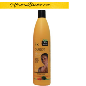 Clear Nature Extra Maxi-Plus 3x Carrot Complexion Body Lotion 500ml - 7 Days 3x Carrot for Maximum Even Skintone