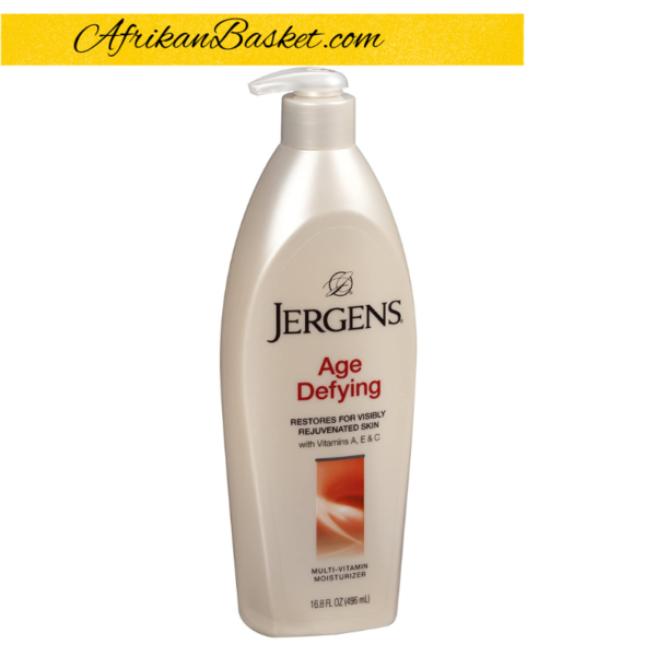 Jergens Age Defying Body Lotion 496ml - Restores For Visibly Rejuvenated Skin