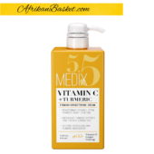 Medix 5.5 Vitamin C + Turmeric Lotion - 444ml, Firming & Brightening Cream, Face And Body, For Age Spots Dark Spots & Sun Damaged Skin Anti Aging Cream Infused WVitamin E Ginger Ginseng 15