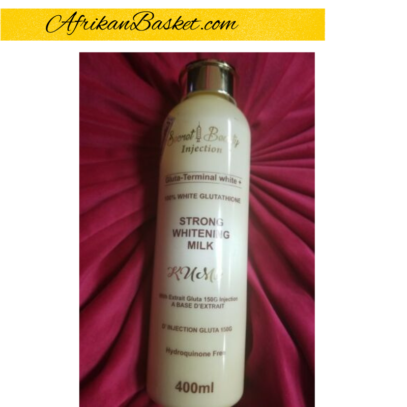 Secret Beauty Gluta Terminal White+ Lotion 400ml - Strong Whitening, Milk Color
