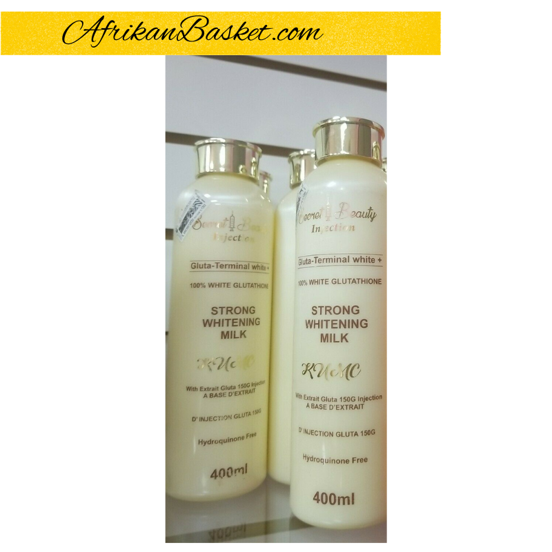 Secret Beauty Gluta Terminal White+ Lotion 400ml - Strong Whitening, Milk Color