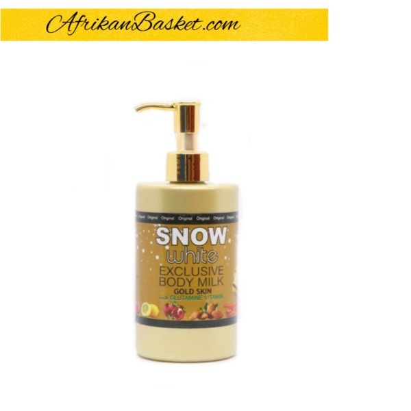 Snow White Gold Skin Exclusive Body Milk 300ml - with Glutamine Vitamin