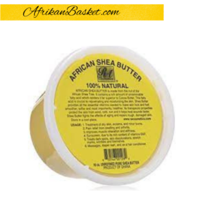 Care Line Shea Butter - 227g Plastic Cup, 100% African Shea Butter Made in Ghana