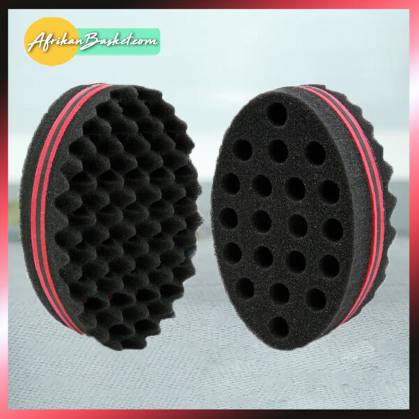Double Sided Barber Hair Sponge For Dreads Locking Twists Coil Afro Curl Wave. Original - African DredLocks