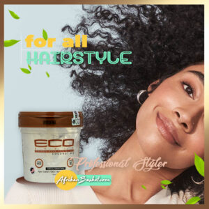 Eco Styling Gel Coconut Oil - 473ml - Professional Styling Gel Lasting Hold White & Transparent