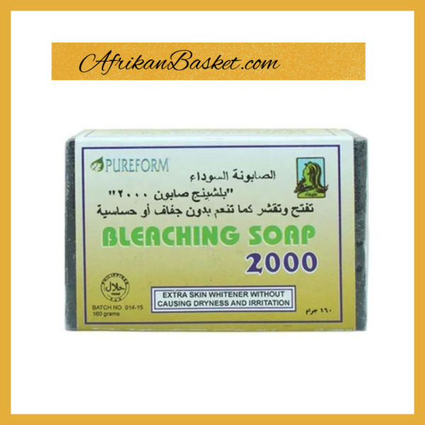Pureform Bleaching Soap 2000 - 160G, Extra Skin Whitener Without Causing Dryness And Irritation