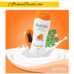 Skin White Papaya Naturals Body Lotion - 200ml, Whitening Lotion with Papaya Milk & SPF10 Orange Bottle