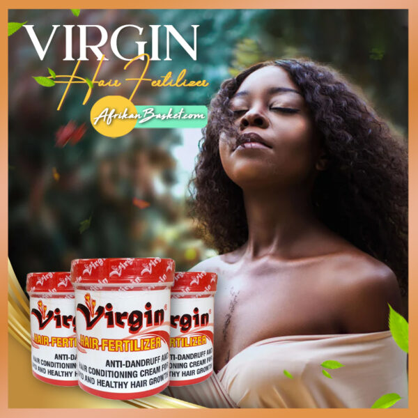 Virgin Hair Fertilizer Hair Cream - 200g, Anti Dandruff And Conditioning Cream For Rapid And Healthy Hair Growth
