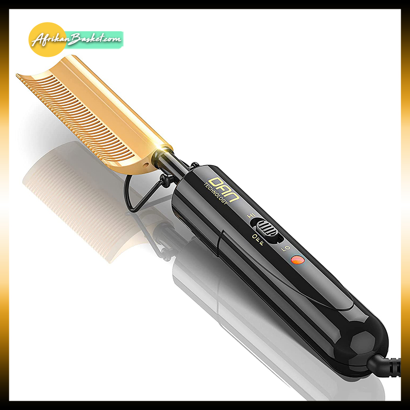 Hair Press Comb - High Heat Press Comb - Professional Hot Comb