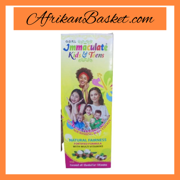 IMMACULATE KIDS LOTION, body smoothening and shine lotion for kids and teens