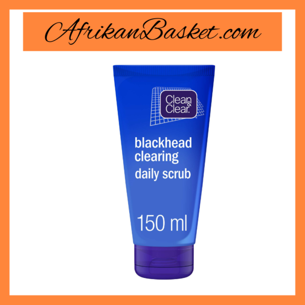 Clean & Clear Daily Face Scrub, Blackhead Clearing, 150ml Buy Now On AfrikanBasket.com