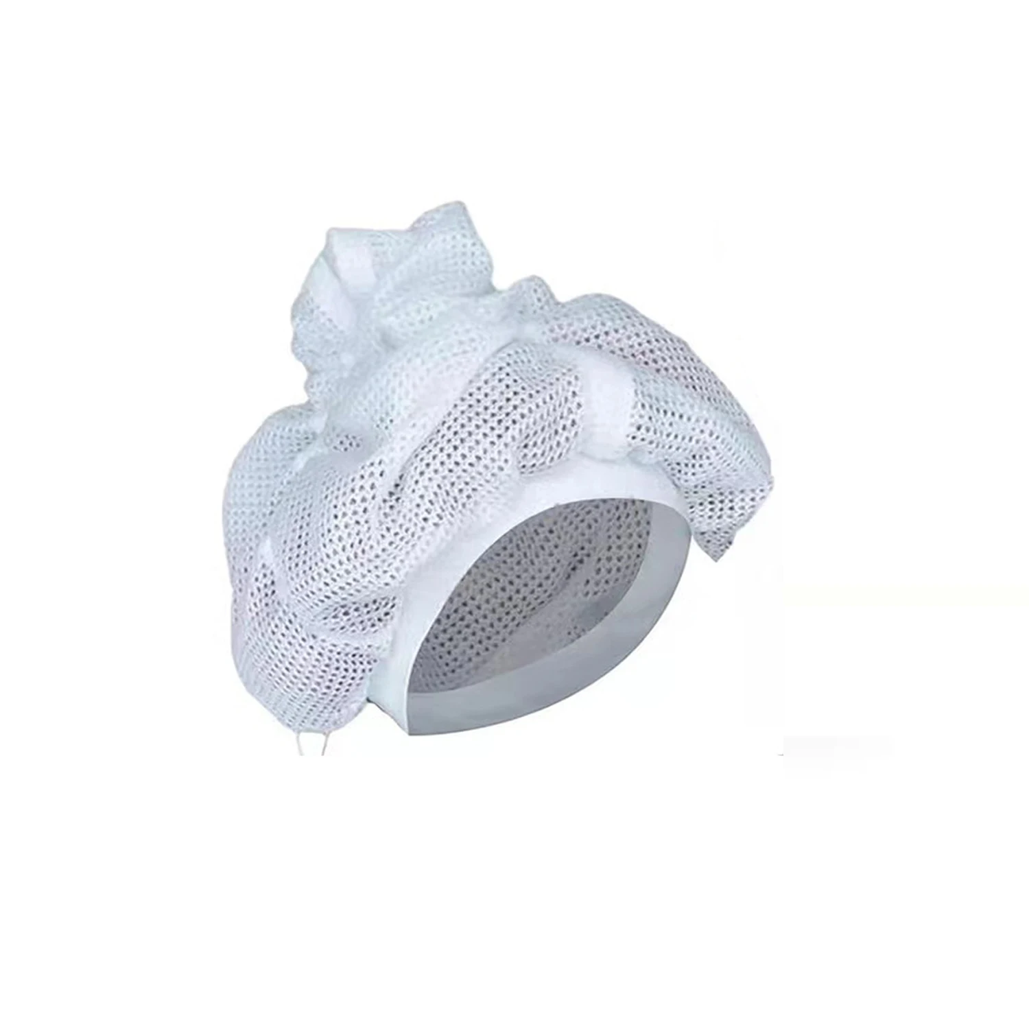 Net Plopping Cap For Drying Curly Hair With Drawstring Adjustable Large Hair Bonnet Mesh Hair Drying Soulta Net Plopping Bonnet
