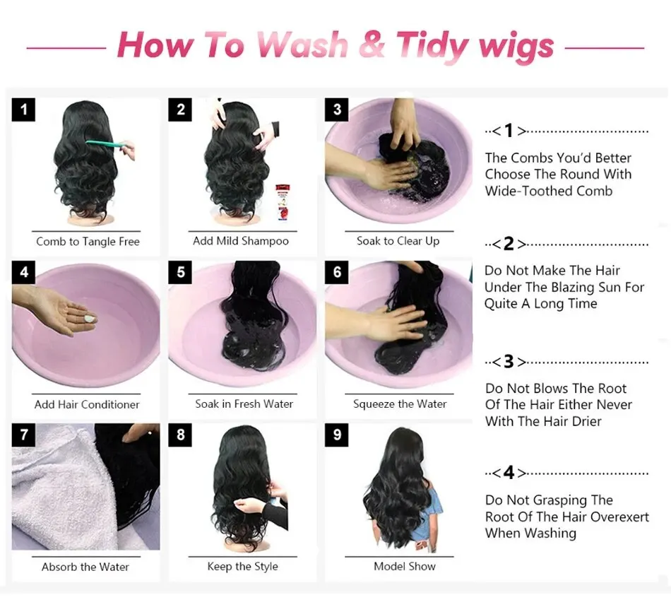 Deep Wave 180% Density Pre-Plucked Side Part Short Bob 13*4 Lace Frontal Brazilian Virgin Human Hair Wigs For Black Woman