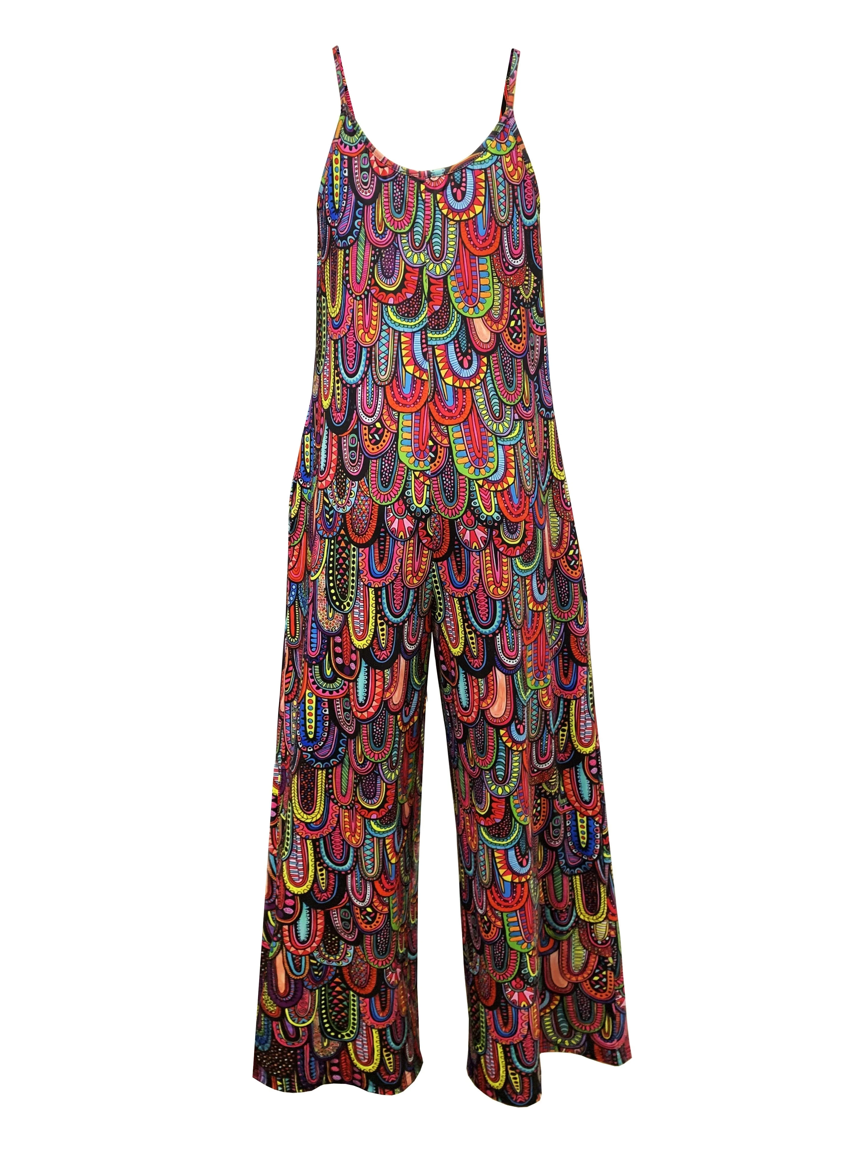Women's loose fitting jumpsuit casual