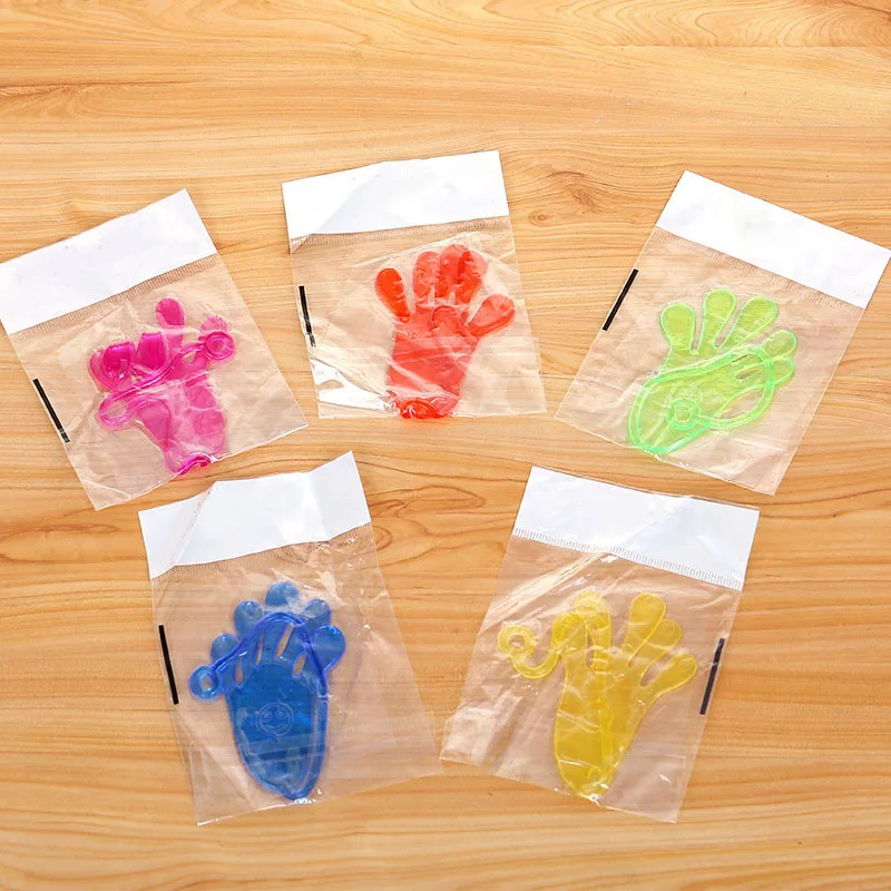 5-50 Pcs Kids Funny Sticky Hands Toy Palm | Elastic Sticky Squishy Slap Palm Toy kids | Novelty Gift Party Favors supplies