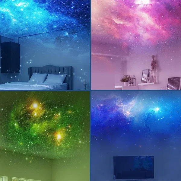 Galaxy Star Projector LED Night Light Starry Sky Astronaut Porjectors Lamp For Decoration Bedroom Home Decorative Children Gifts 4
