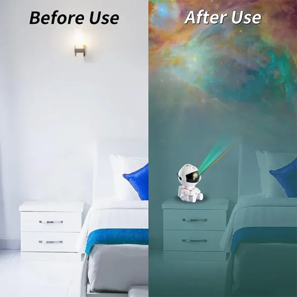 Galaxy Star Projector LED Night Light Starry Sky Astronaut Porjectors Lamp For Decoration Bedroom Home Decorative Children Gifts 3