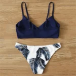 Mmagirly™ Floral Print Padded Swimsuit Bikini Set For Women / Luxury Cover Up Beachwear For Beach  - 2pcs Set