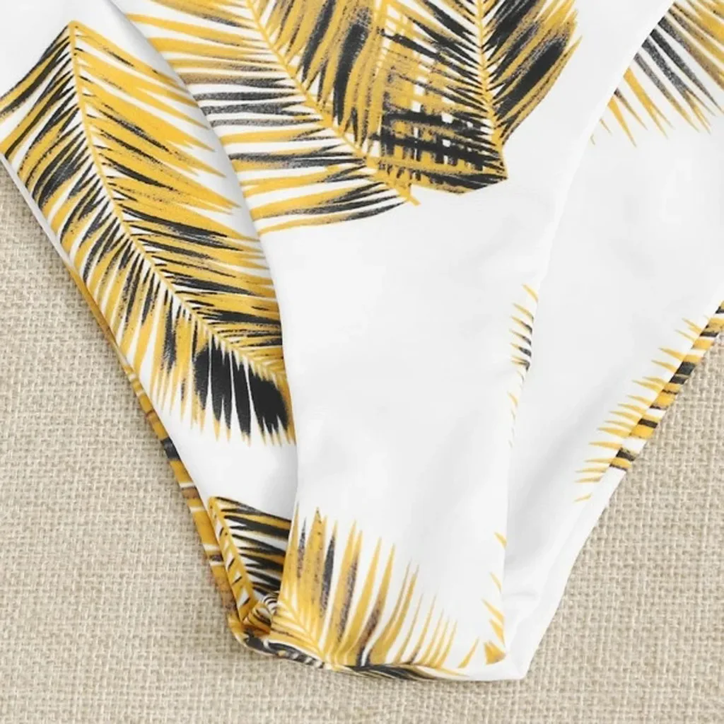 Mmagirly™ Floral Print Padded Swimsuit Bikini Set For Women / Luxury Cover Up Beachwear For Beach - 2pcs Set