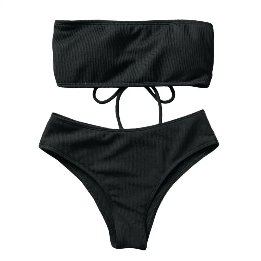 Beautyylu 1 Set Lady Swimwear Soft Padded Bra Bathing Suit Split Bikini Summer Women Bathing Suit Women Clothes