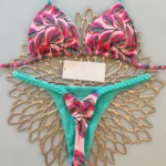 Mainiaw™ Mainiaw™ Women Bikini Leaves Print Swimsuit | Brazilian Swimwear | High Waist | Summer | JUNIOR | Beach Style